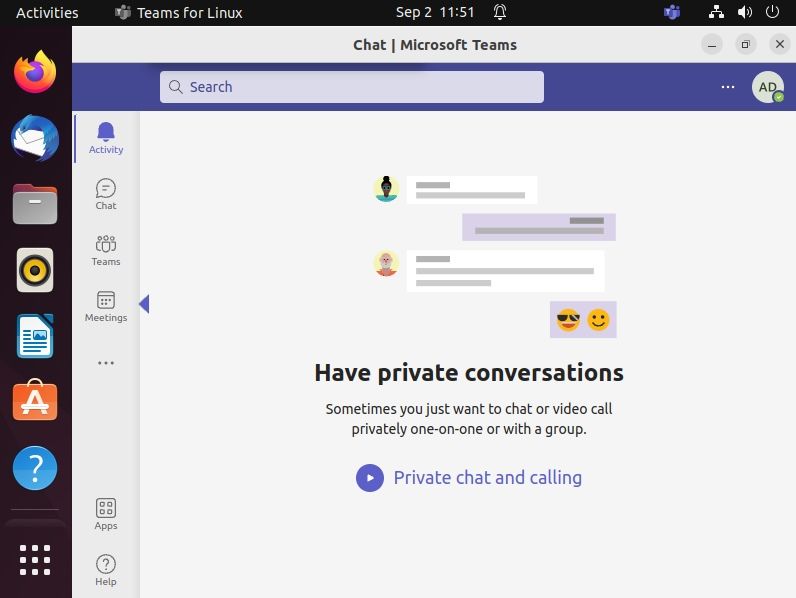 microsoft teams linux app