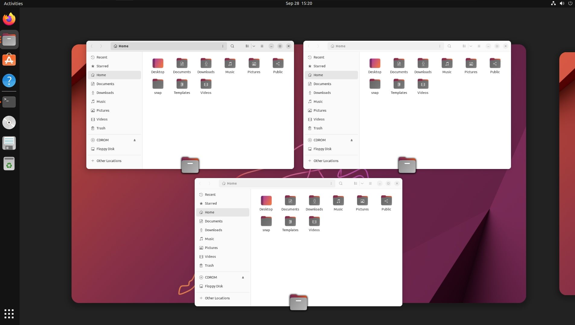 ubuntu 22.10 app spread