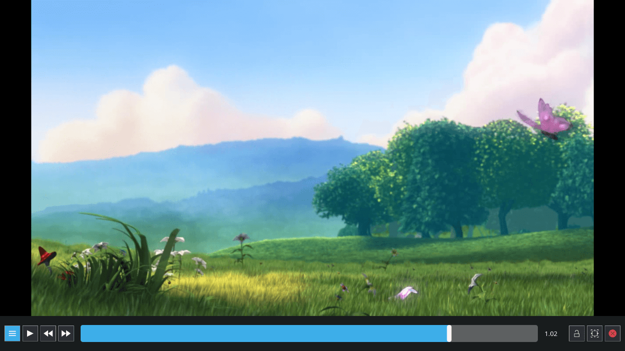 kde plasma 5.26 plank video player