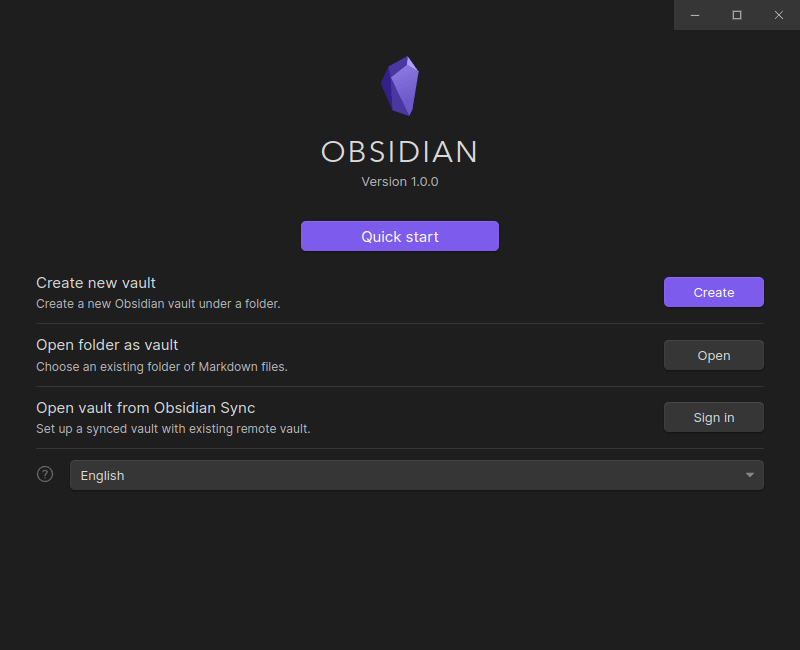obsidian 1.0