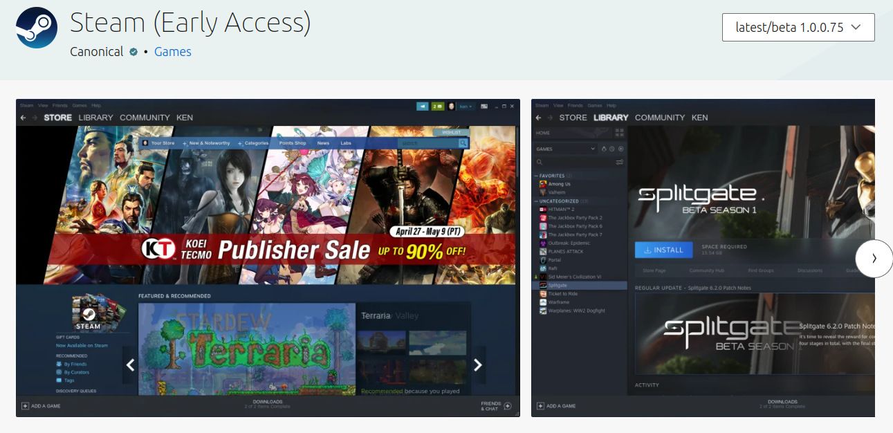 Steam is Now on the Snap Store, And You Can Help Test It - OMG! Ubuntu