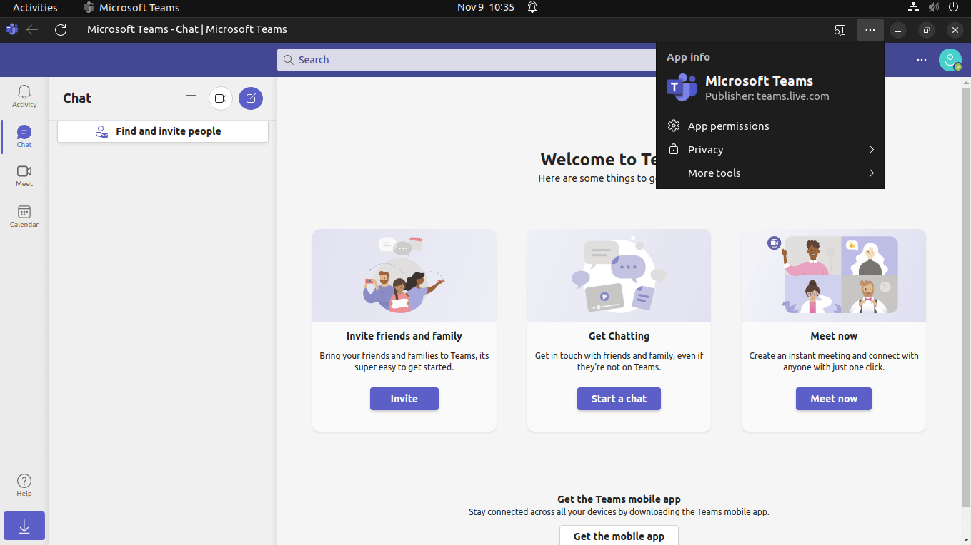 microsoft teams pwa