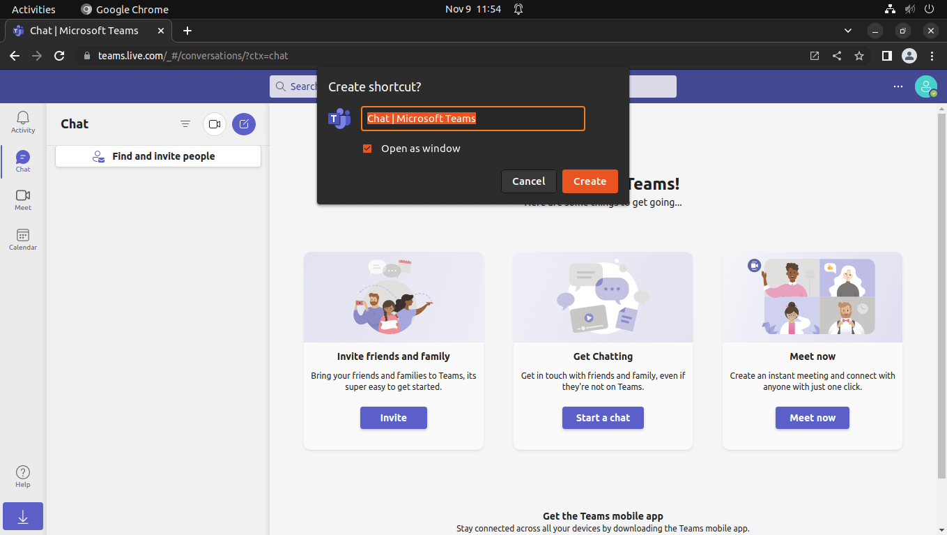 microsoft teams pwa chrome 2