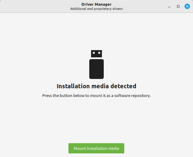 usb screen drive manager linux mint