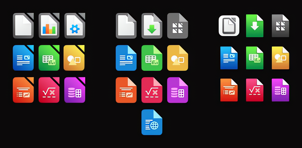 libreoffice's updated icons