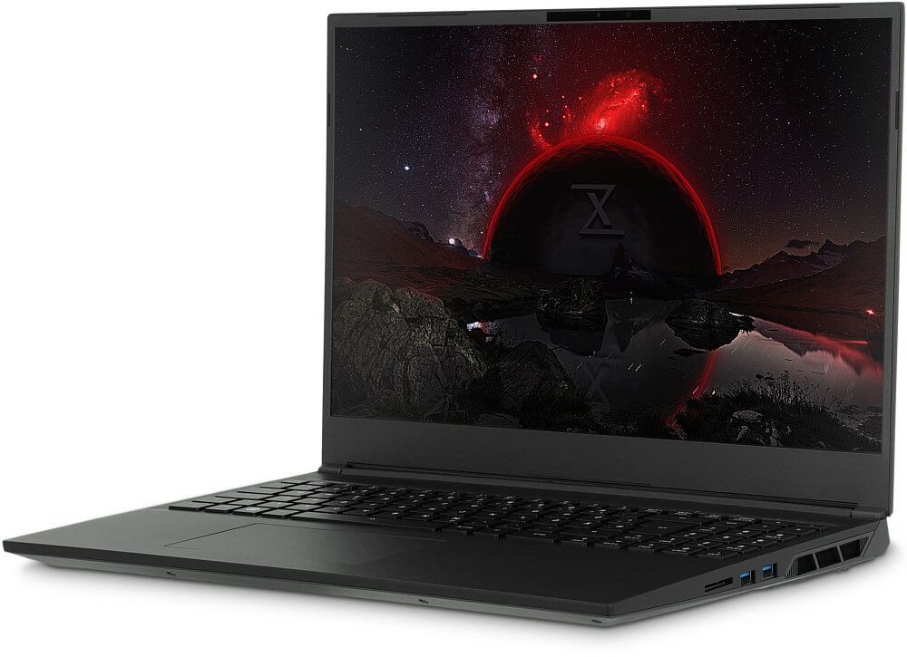 a photo of the tuxedo stellaris 16 - gen5 laptop