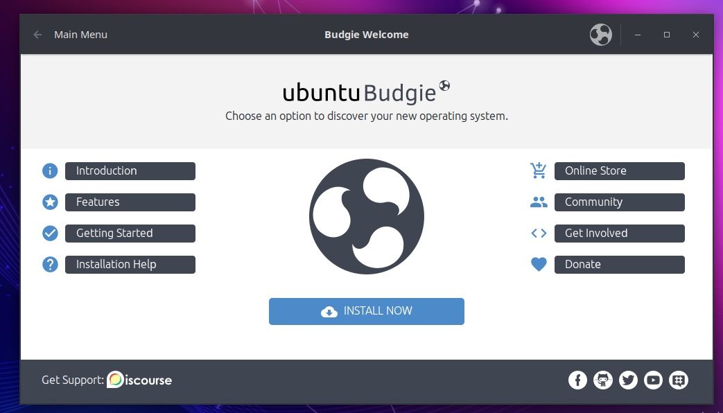 ubuntu budgie welcome app