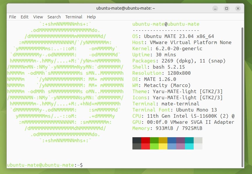 ubuntu mate terminal