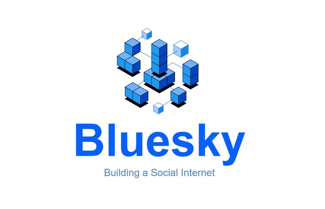 a screenshot of the bluesky logo