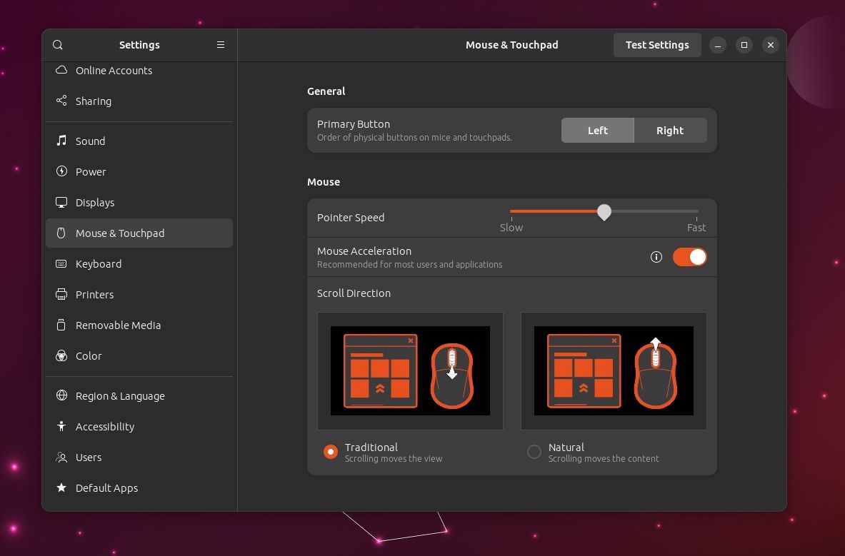 ubuntu 23.04 settings revamped