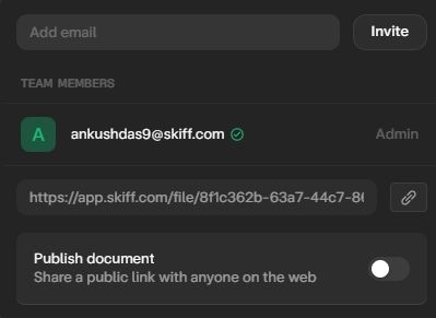 skiff document sharing