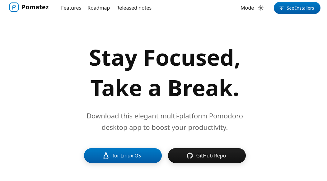 a screenshot of the pomatez website