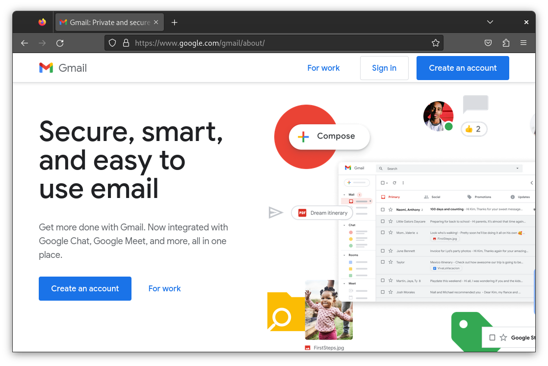 gmail on firefox