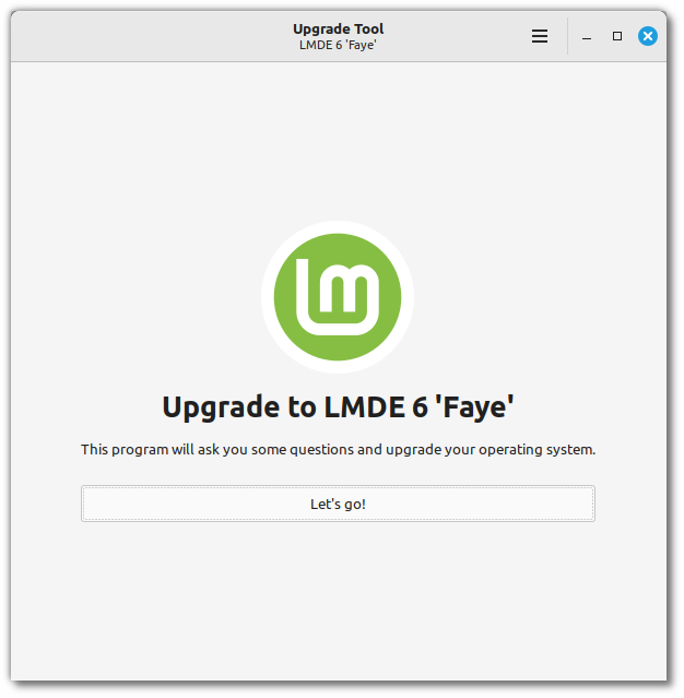 linux mint debian edition upgrade tool