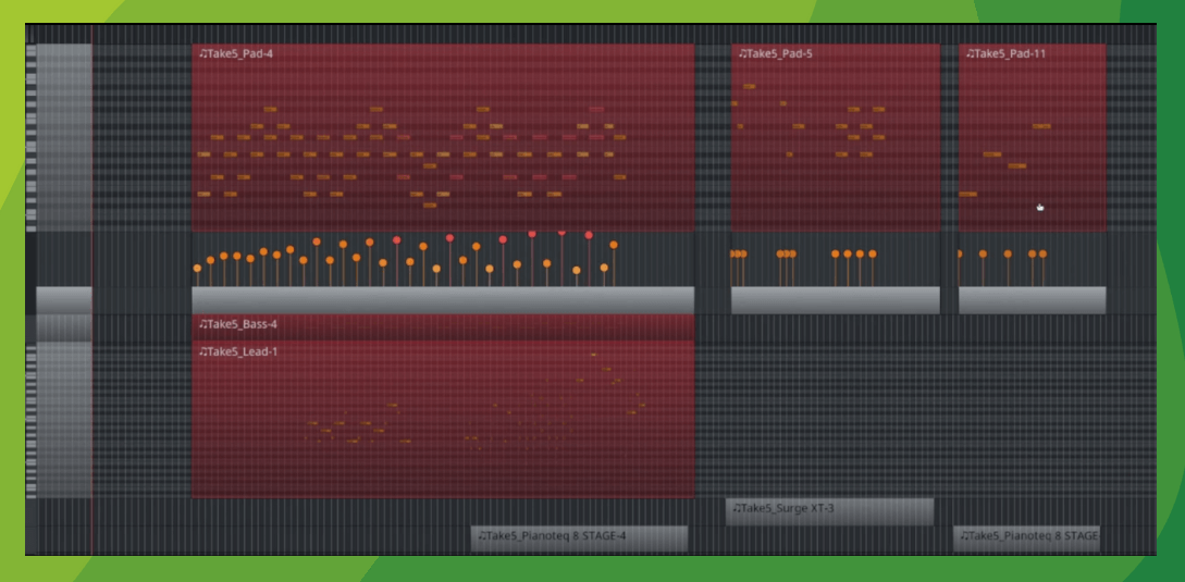 a screenshot of ardour 8.0 region grouping support