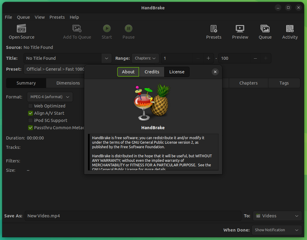 a screenshot of handbrake 1.7