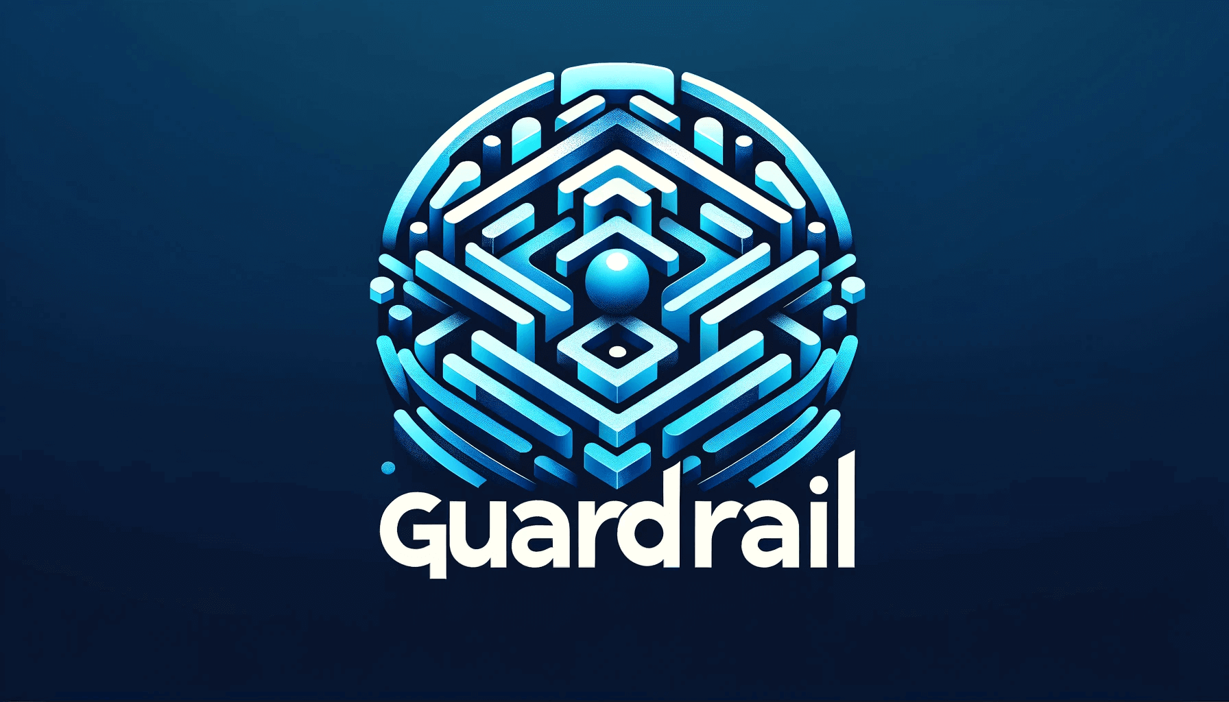 an illustration showing the guardrail logo