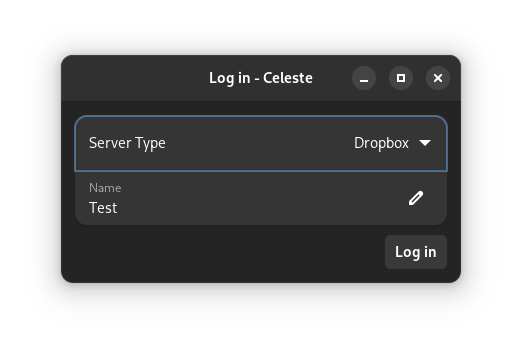celeste cloud provider selection screen to add a server
