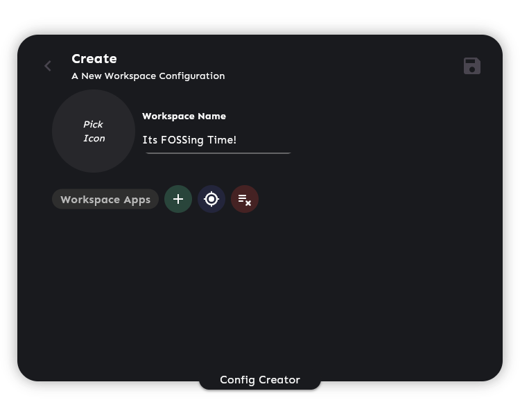 a screenshot of app fleet workspace creation screen