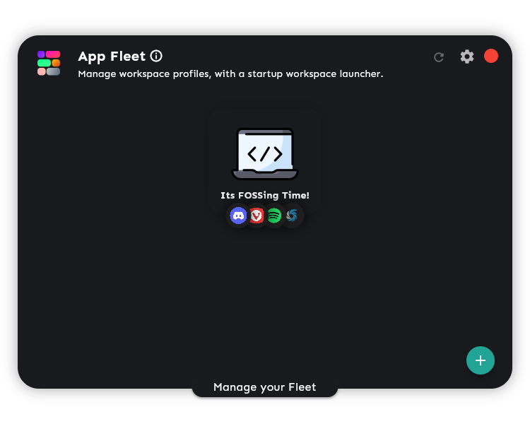 a screenshot of app fleet