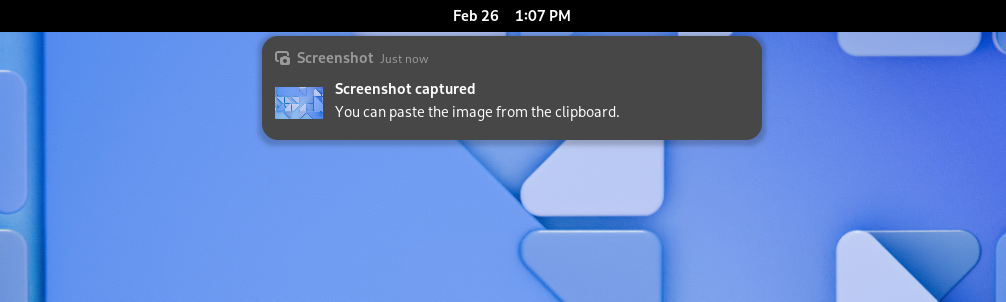 gnome 46 notification screenshot