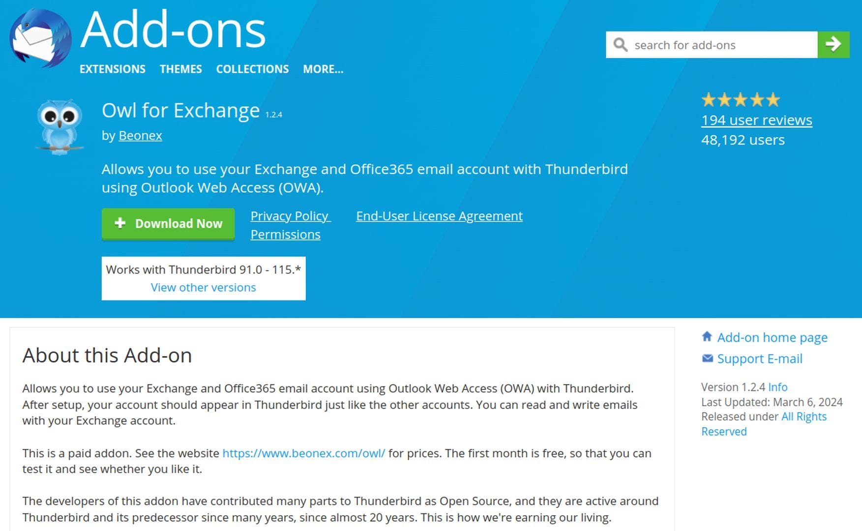 Thunderbird Embraces Microsoft Exchange: Relies on Rust to add Support!