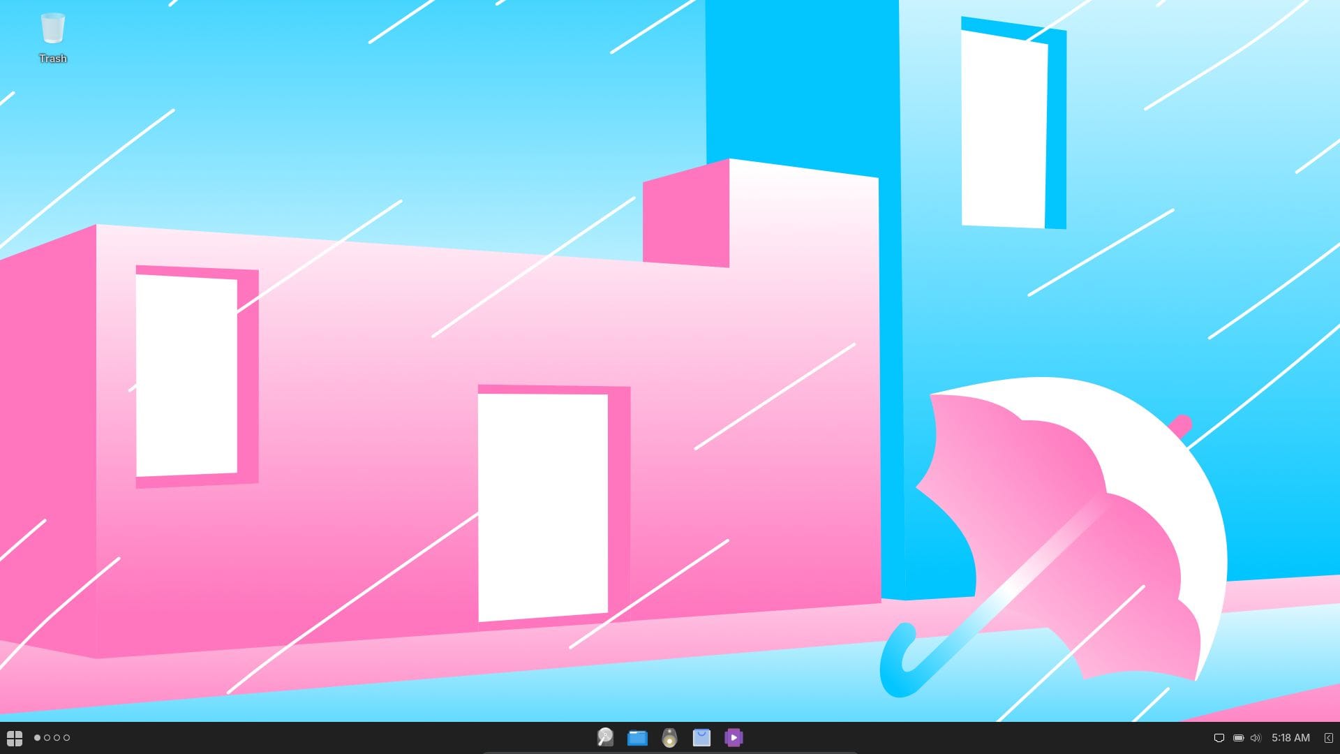 a screenshot of ultramarine linux 40 budgie flagship edition desktop view