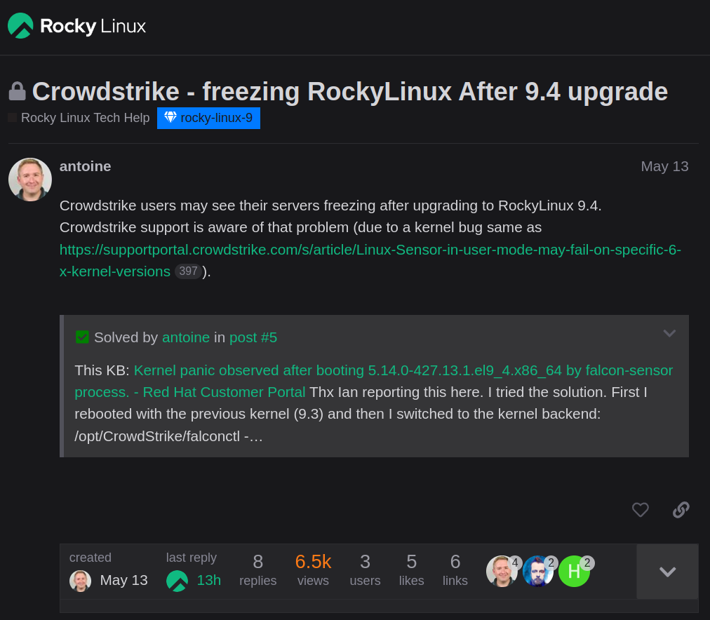 CrowdStrike Didn't Just Affect Windows But Linux Too! (Kind Of)