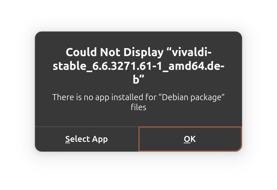 ubuntu 24.04 lts deb package install error