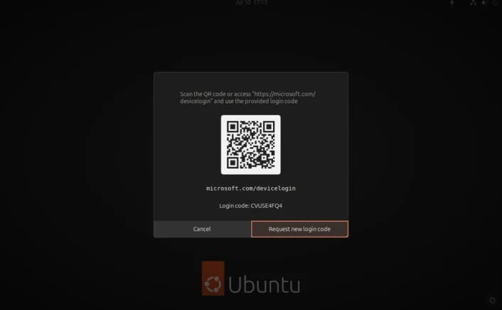 a screenshot of ubuntu authd working with entra id