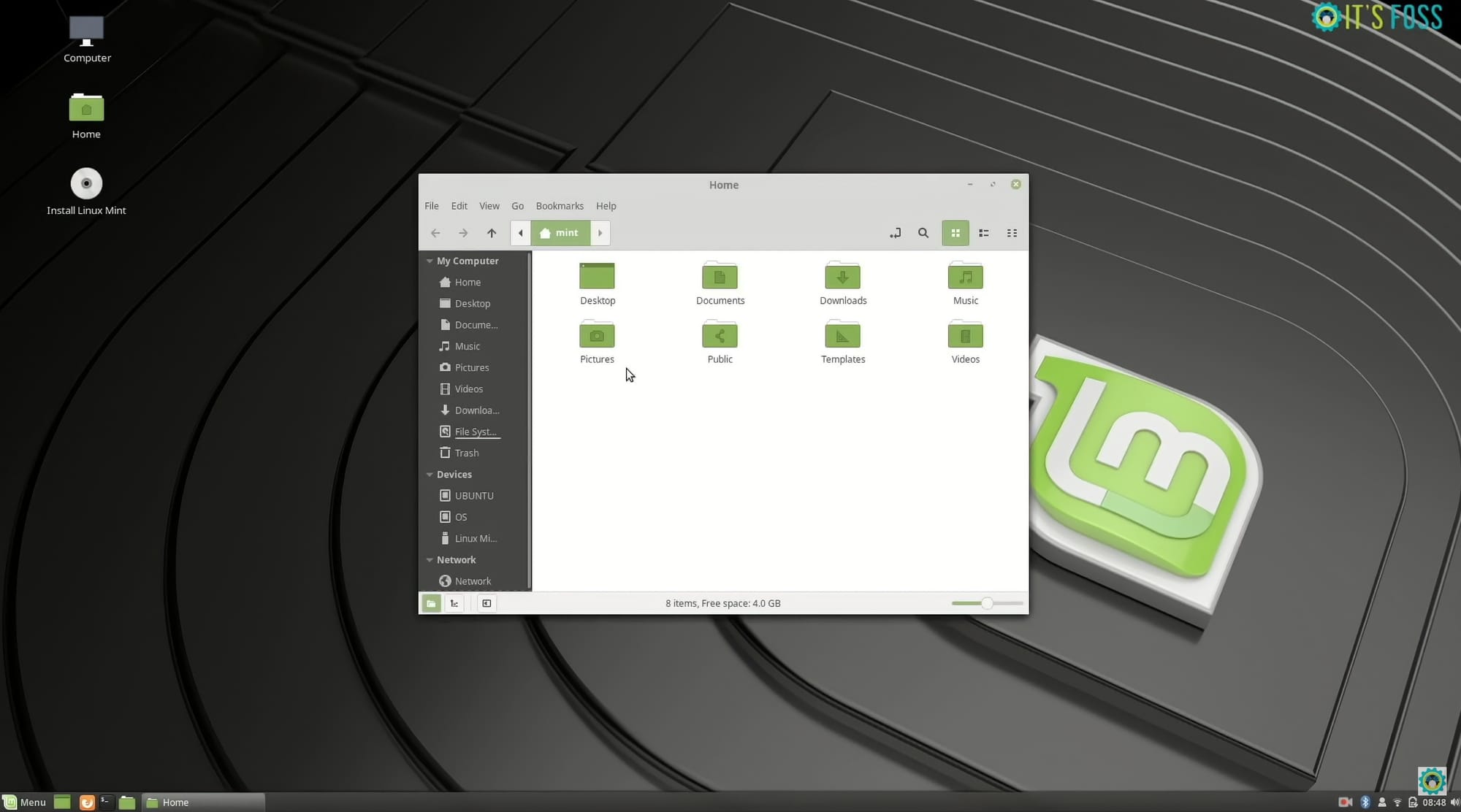 linux mint 19 screenshot