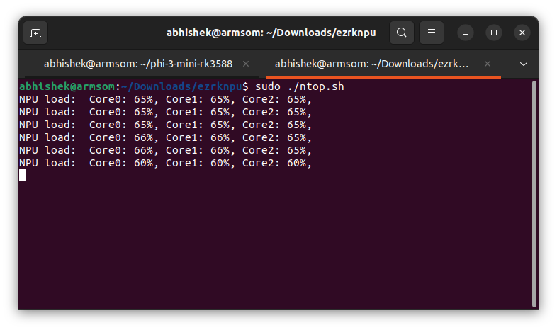 npu usage on rockchip