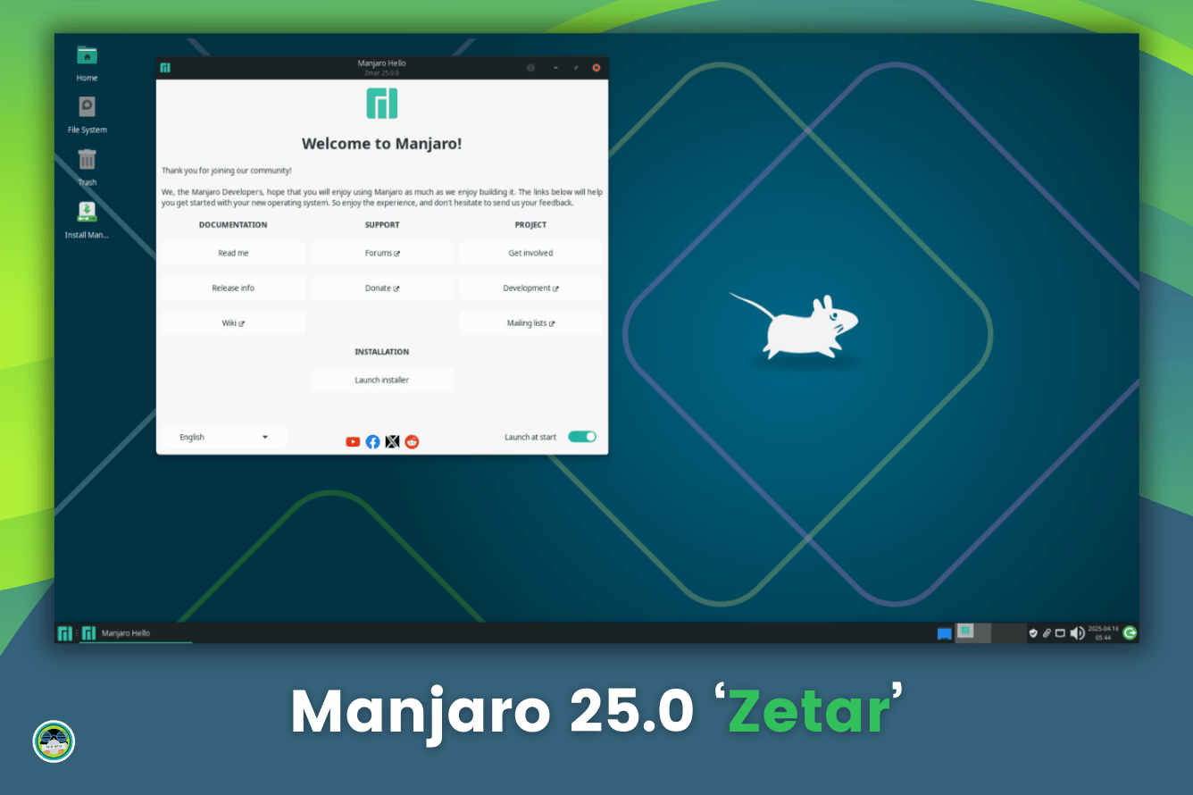 Manjaro 25.0 &#39;Zetar&#39; Joins Fedora and Ubuntu Release Party