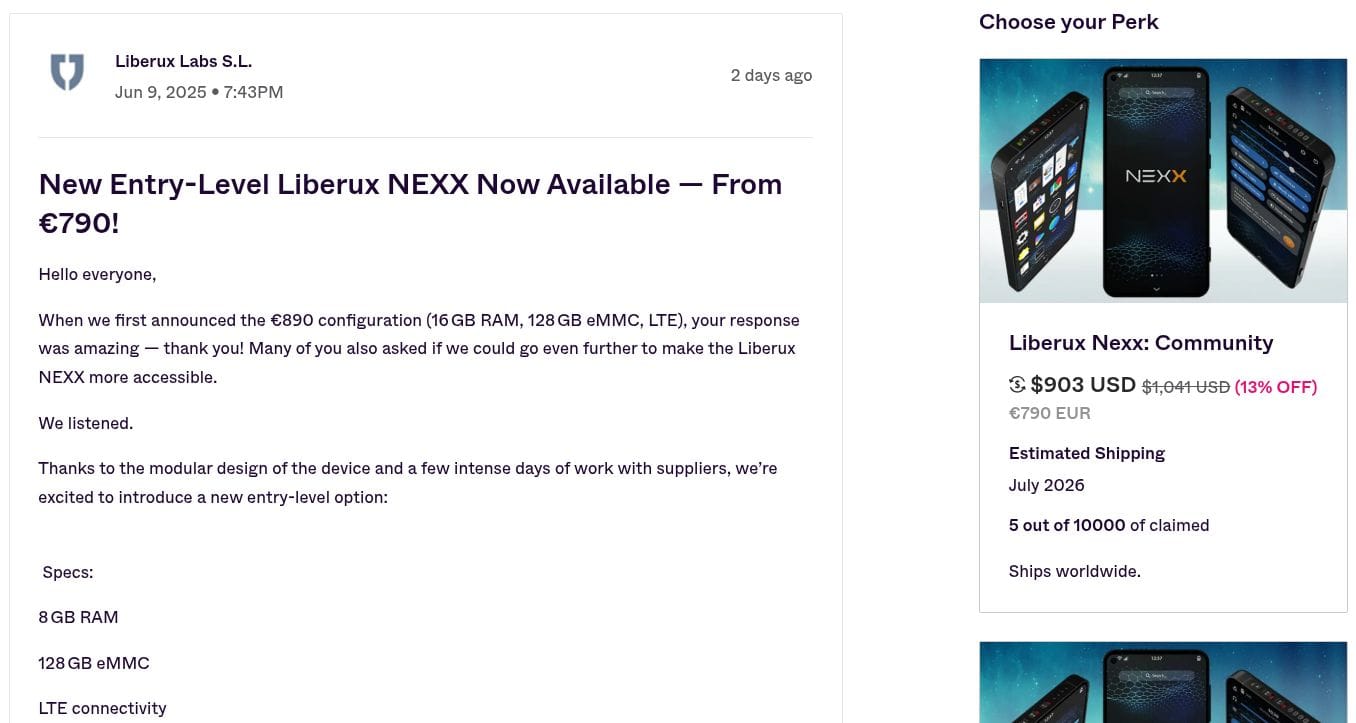 We Have Been Promised a New Linux Smartphone Which is Not Based on Android