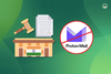 indian court bans proton mail, illustration of a gavel, paper and a desk with the indian flag on it