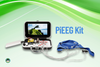 a photo of the pieeg kit with all of its against a white-green backdrop