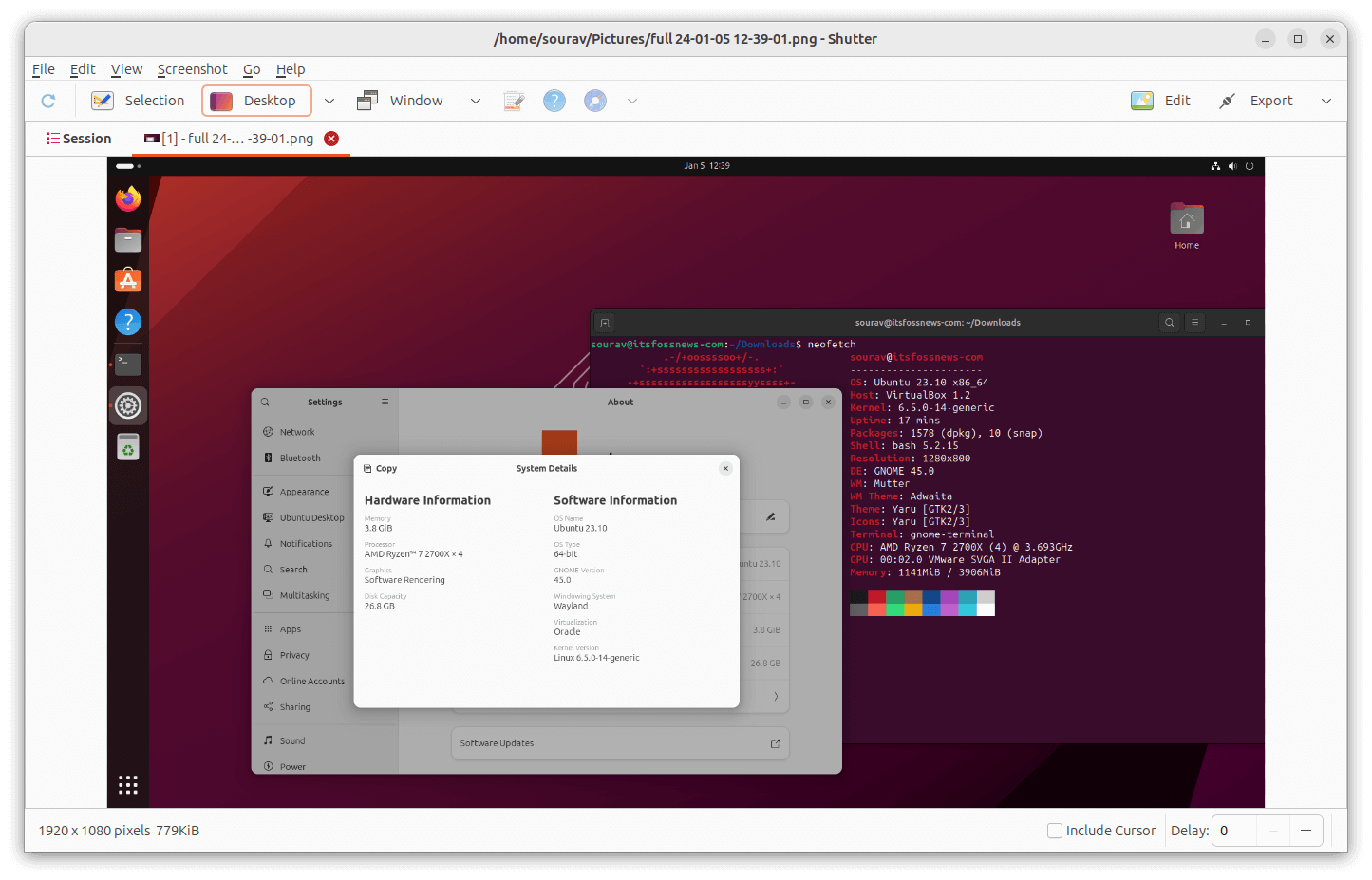 You Can Now Run Shutter on Wayland!