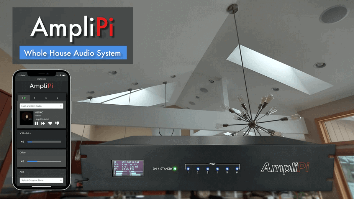 Raspberry Pi-based 'AmpliPi' is an Interesting Privacy-Focused Open-Source Home Audio System