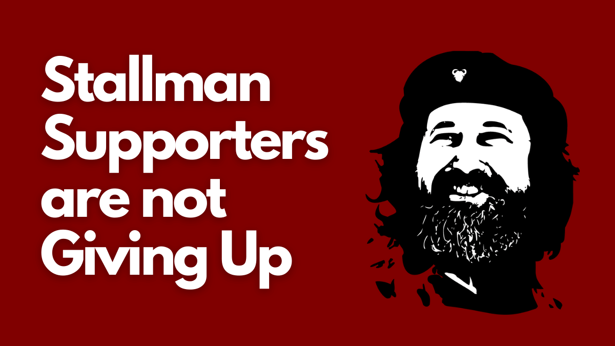 Organizations Oppose Stallman & FSF but Individual Supports Keep on Pouring in