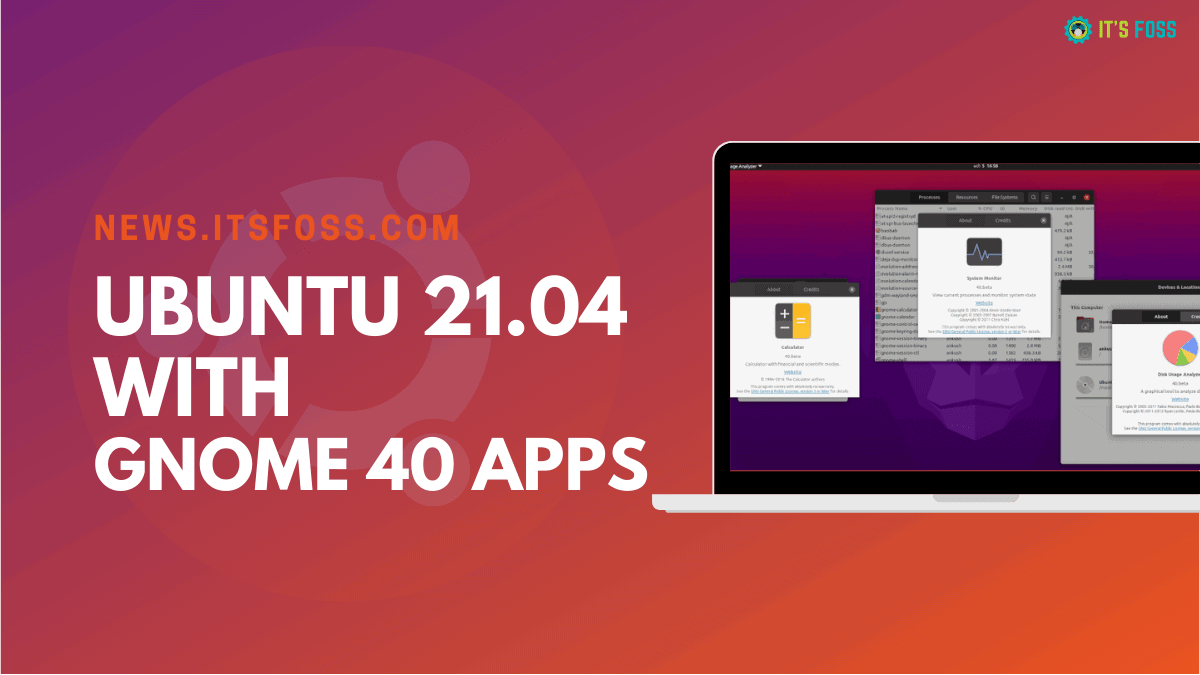 Ubuntu 21.04 To Offer GNOME 40 Apps with GNOME 3.38 Desktop