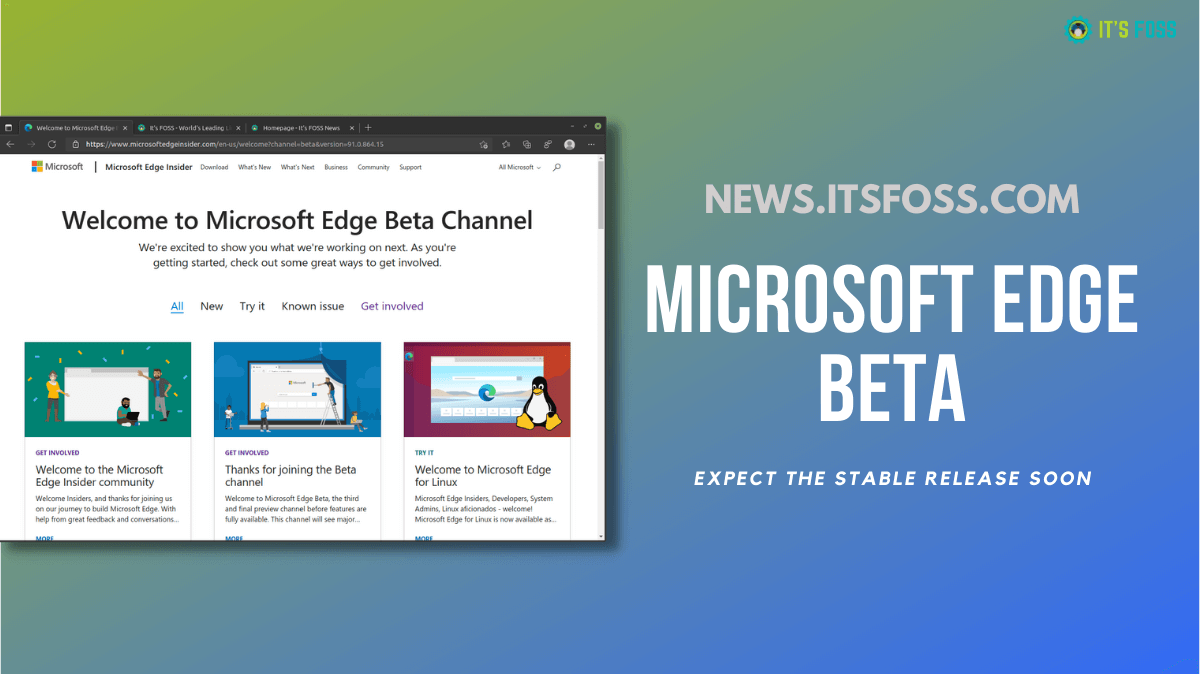 Microsoft Edge is Now One Step Closer to Full Release on Linux