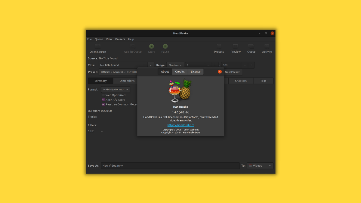 Open Source Video Transcoder HandBrake Releases Version 1.4.0, Supports 10 & 12 Bit Encoding Now