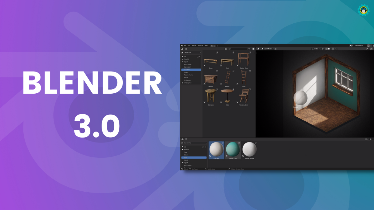 Blender 3.0 is a Milestone Release to Step Up Open Source 2D/3D Content Creation