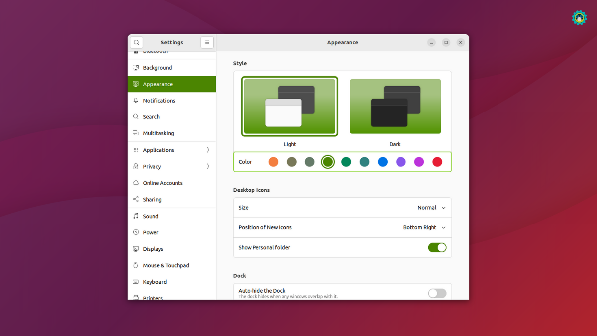 Ubuntu 22.04 Adds Additional Color Options