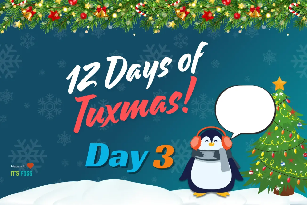 12 days of tuxmas day 3