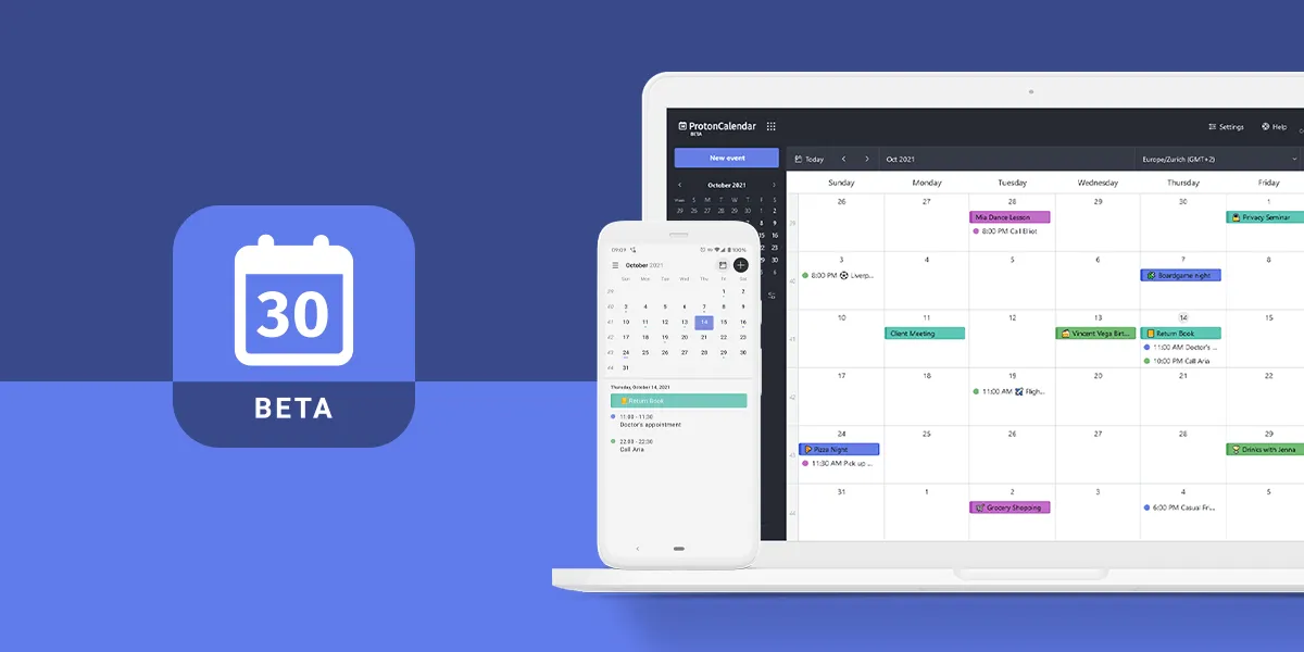 ProtonMail Users can Now Access Proton Calendar (beta) for Free