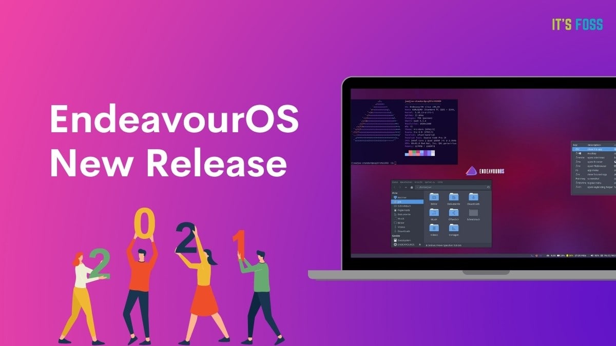 EndeavourOS's First Release of 2021 Brings Linux Kernel 5.10 LTS, Xfce
