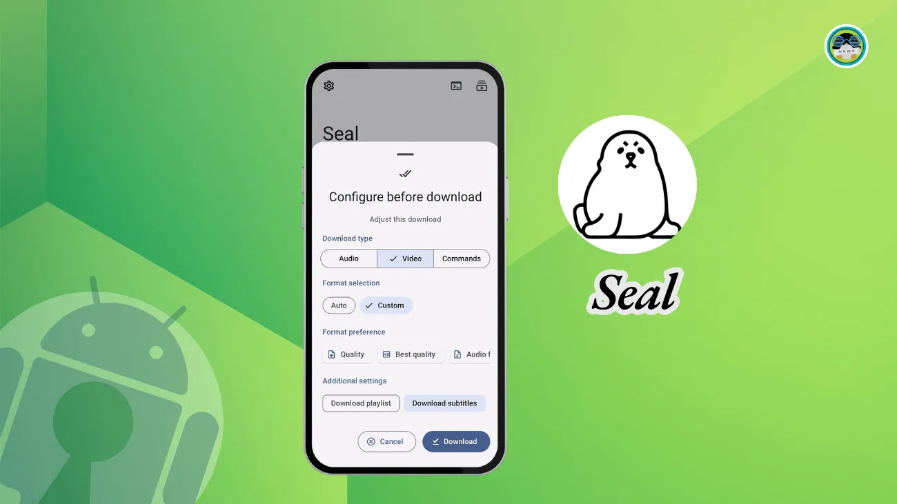 Ảnh chụp màn hình giao diện Seal