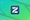 a green background image with zen browser's logo on it