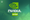 nvidia logo, with cuopt written inside a green text box, the background has some abstract elements and some gears